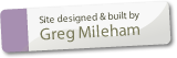 Site designed & build by Greg Mileham